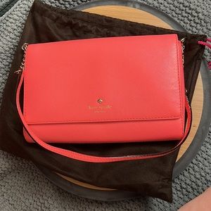 Kate Spade like new coral purse